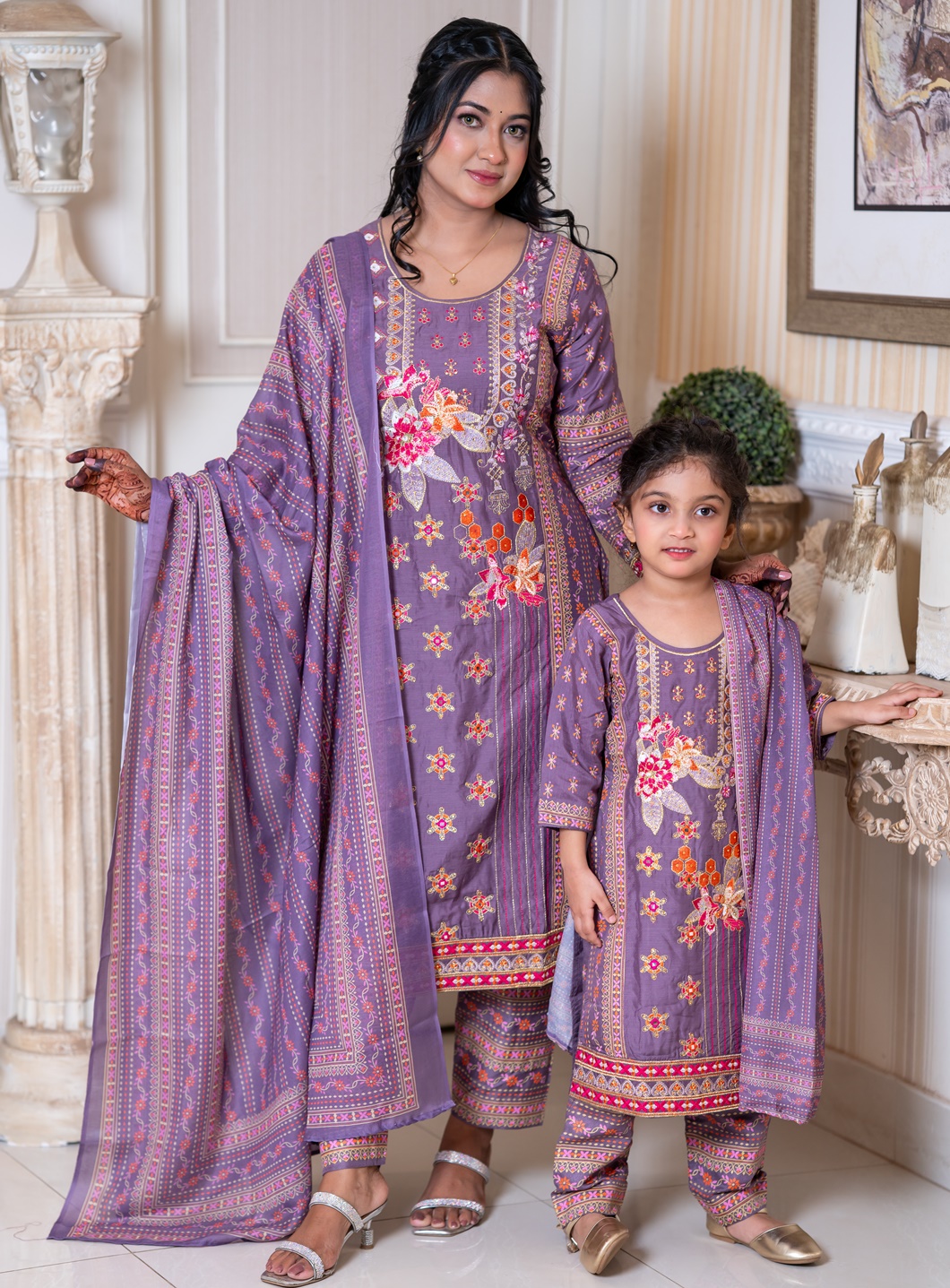 Mom And Girl Matching Outfit Combo | BM-53