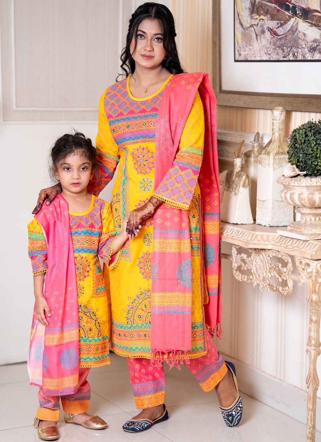 Mom And Girl Matching Outfit Combo | BM-54