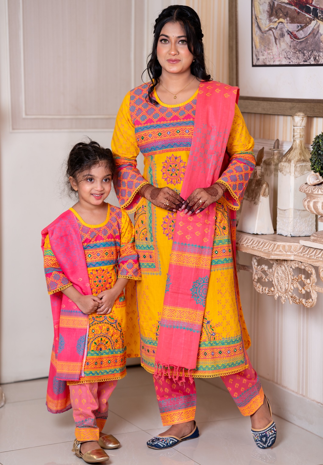 Mom And Girl Matching Outfit Combo | BM-54