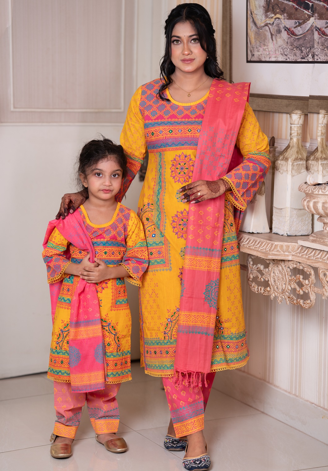 Mom And Girl Matching Outfit Combo | BM-54