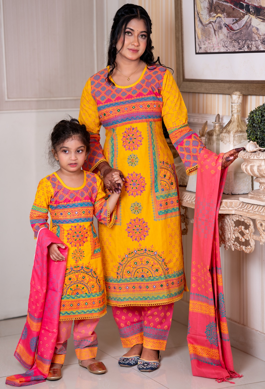 Mom And Girl Matching Outfit Combo | BM-54