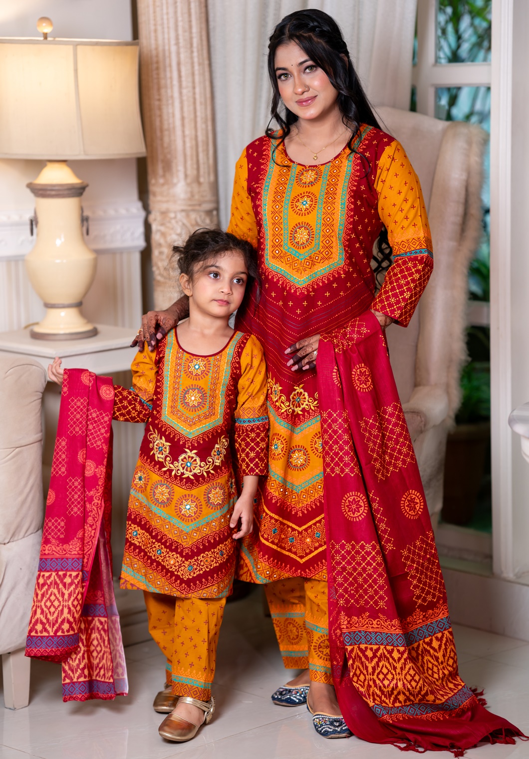 Mom And Girl Matching Outfit Combo | BM-55