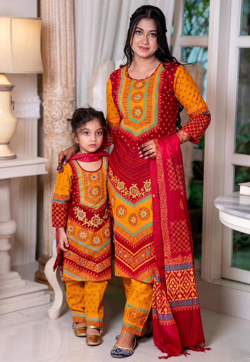 Mom And Girl Matching Outfit Combo | BM-55