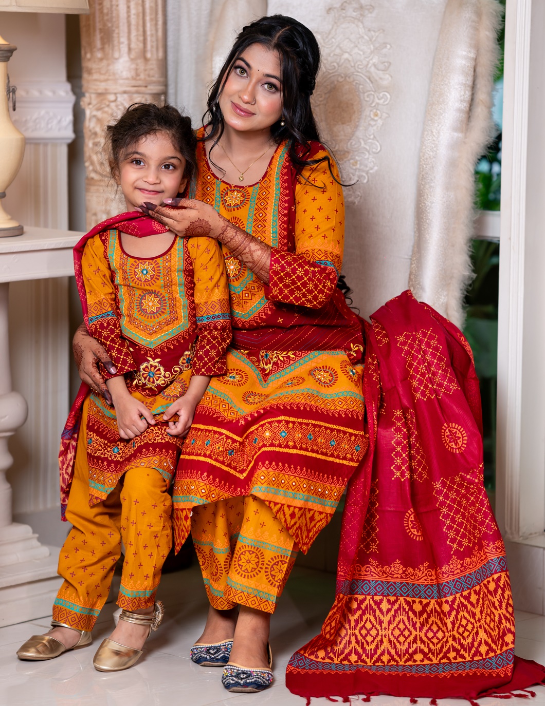 Mom And Girl Matching Outfit Combo | BM-55