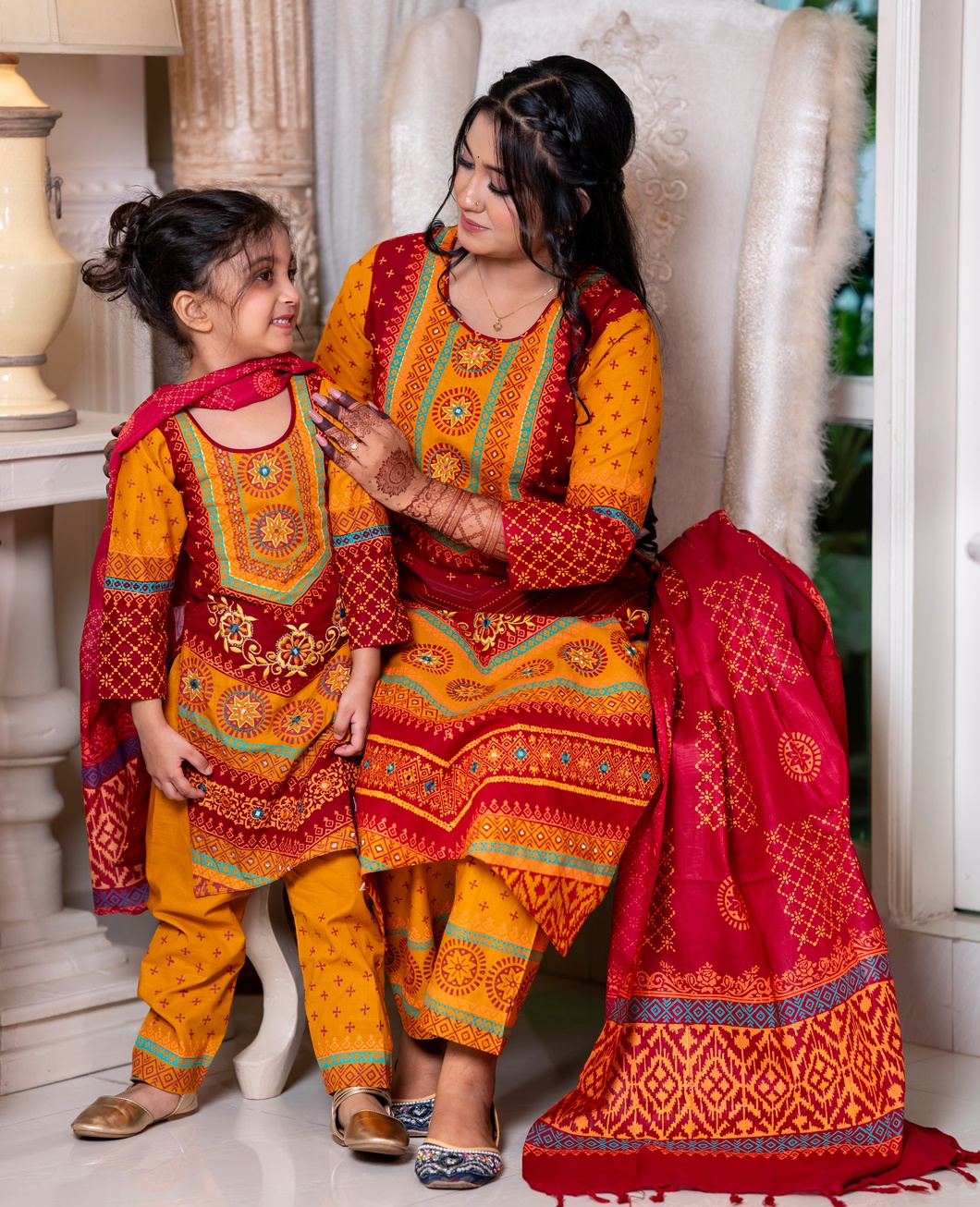 Mom And Girl Matching Outfit Combo | BM-55
