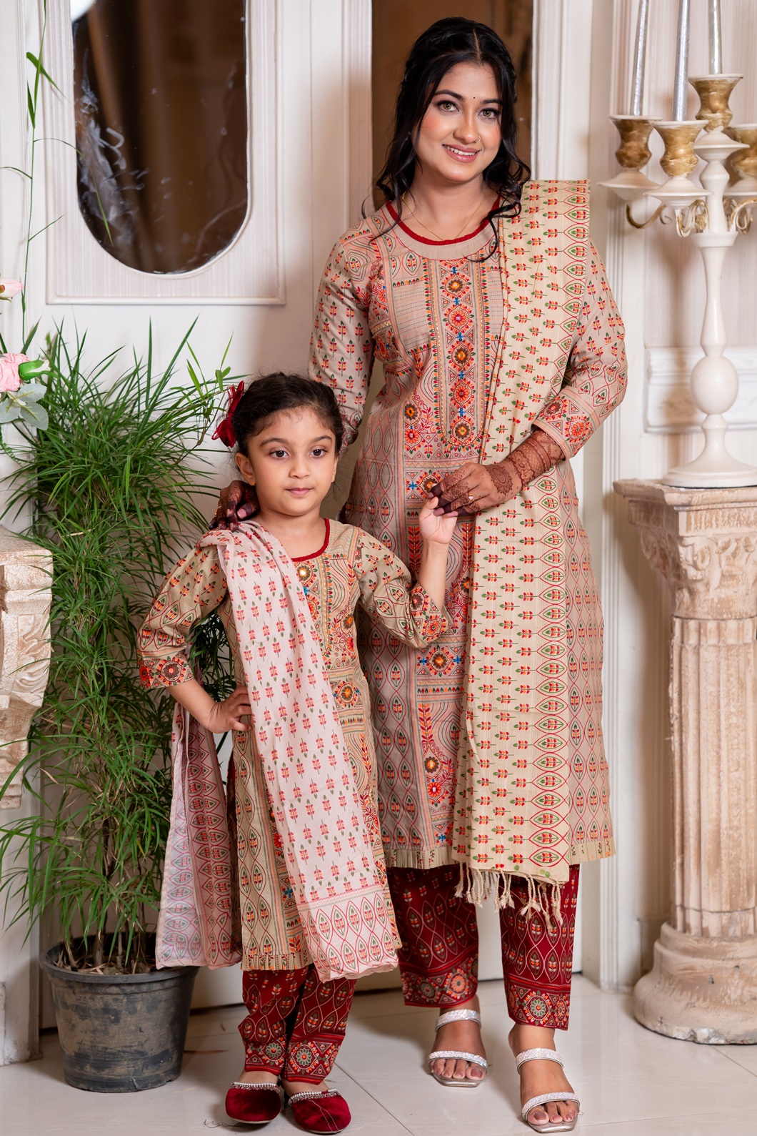 Mom And Girl Matching Outfit Combo | BM-57