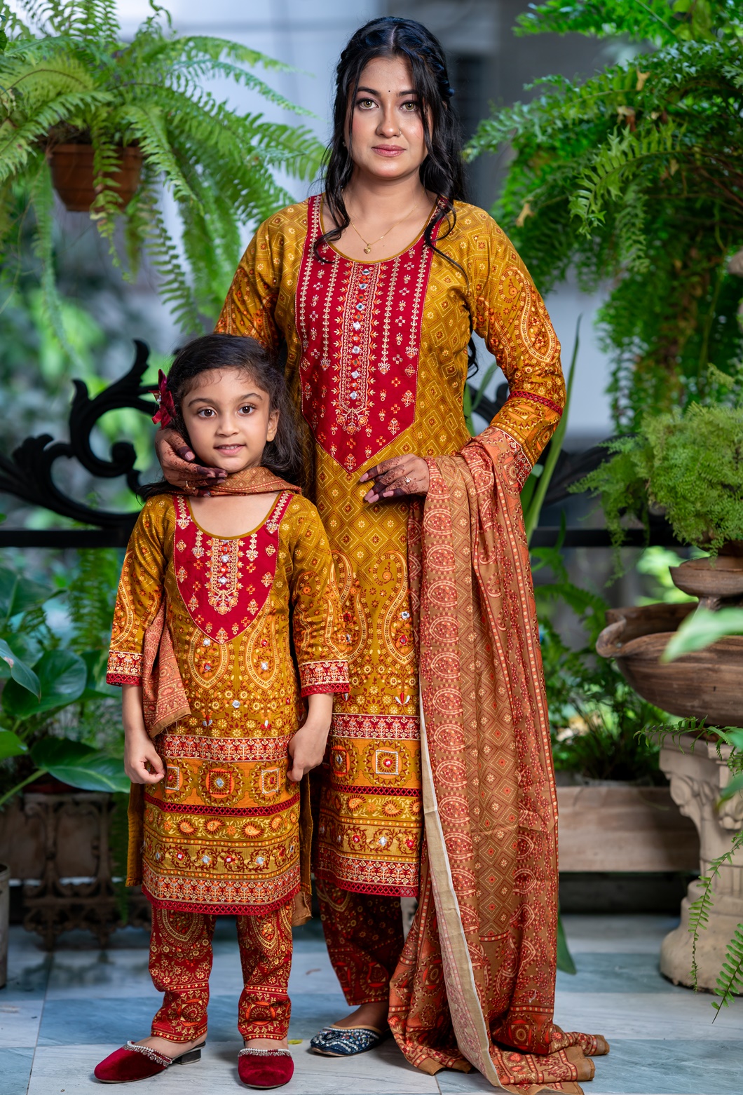 Mom And Girl Matching Outfit Combo | BM-58