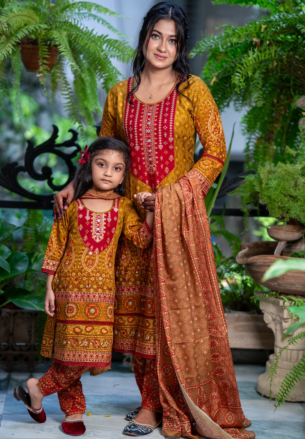 Mom And Girl Matching Outfit Combo | BM-58