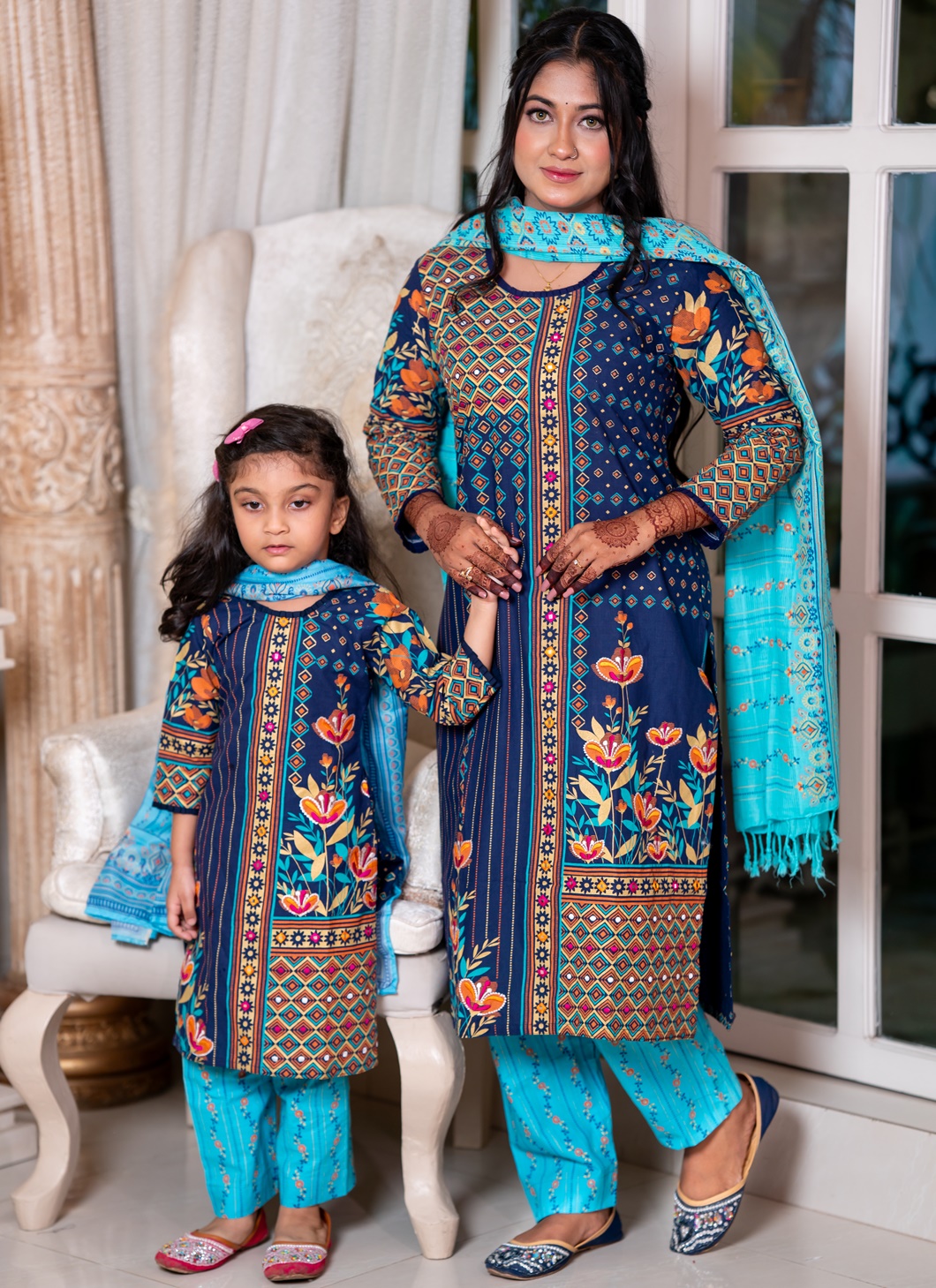 Mom And Girl Matching Outfit Combo | BM-52