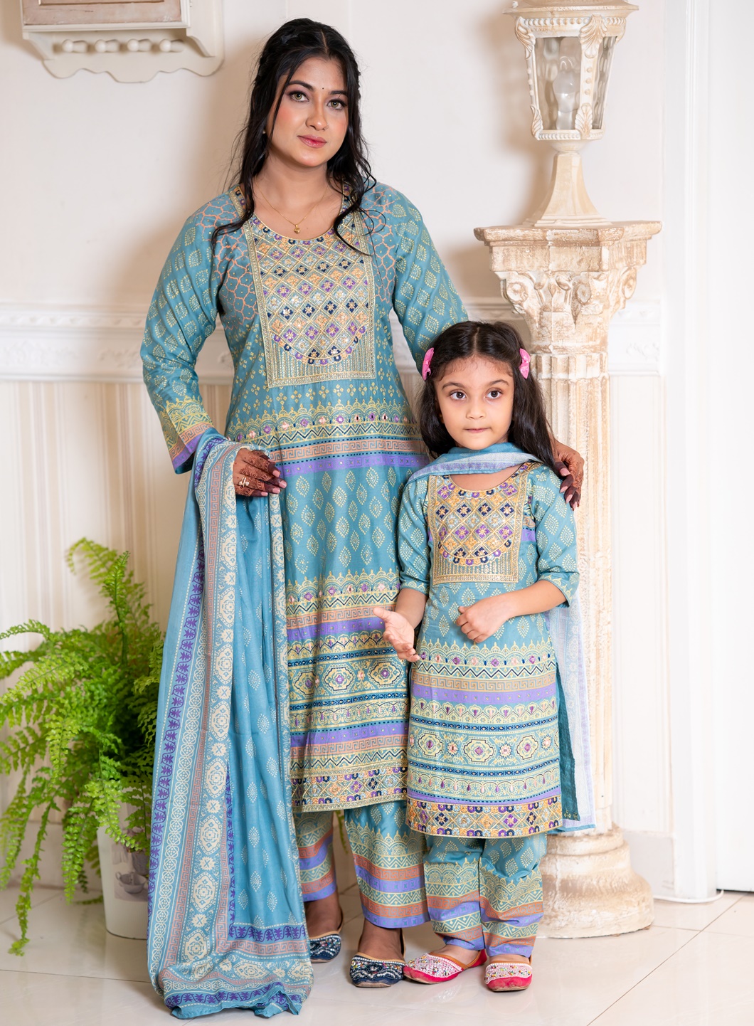 Mom And Girl Matching Outfit Combo | BM-59