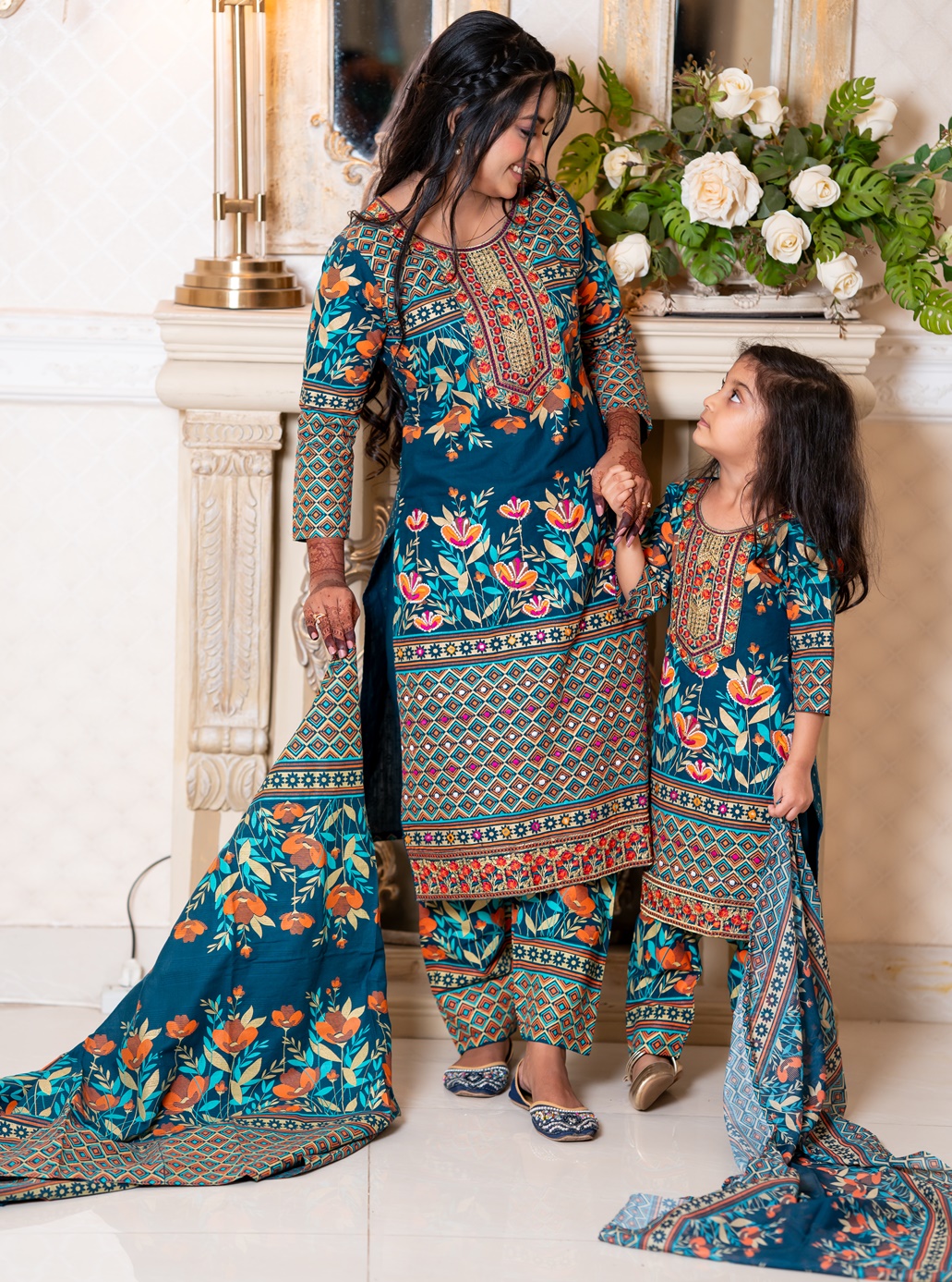 Mom And Girl Matching Outfit Combo | BM-61