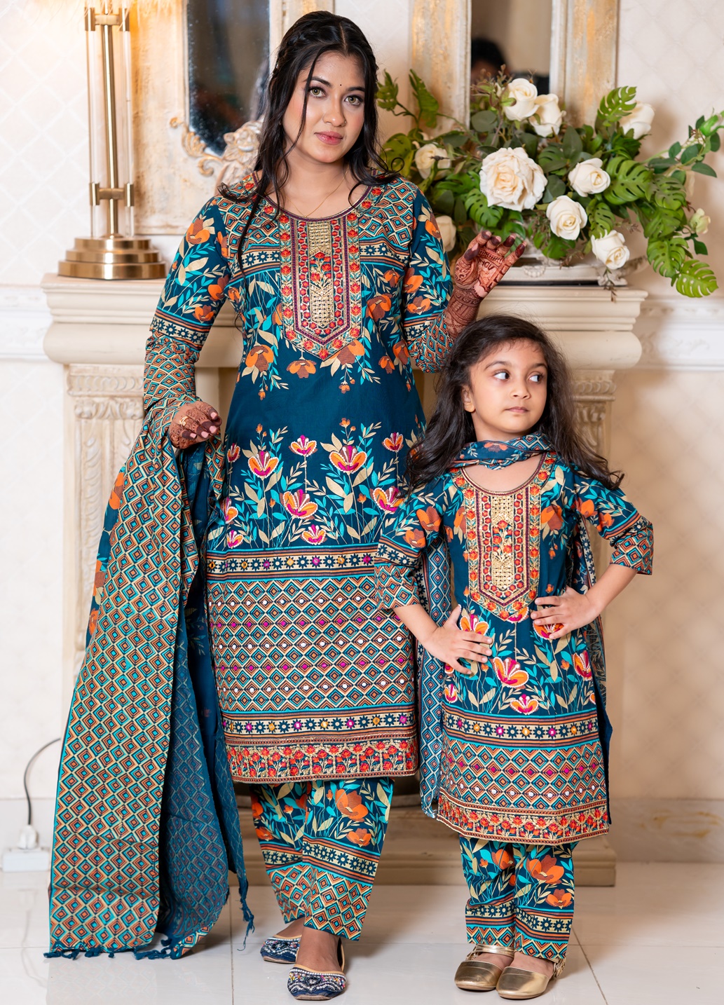 Mom And Girl Matching Outfit Combo | BM-61